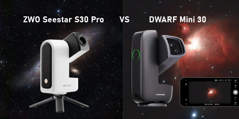 ZWO Seestar S30 Pro sau DWARF Mini Smart AP 30? – Partea I