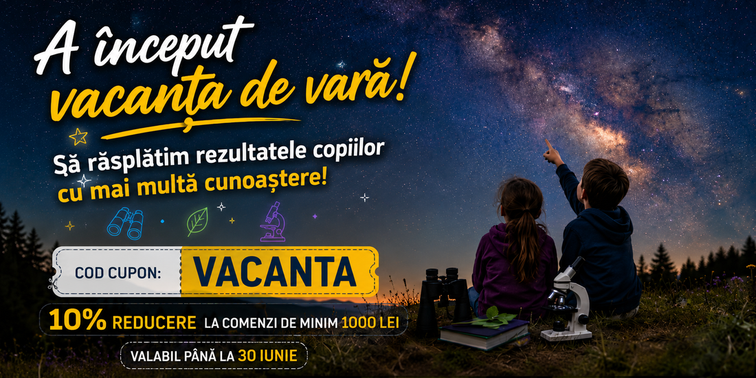 A început vacanța de vară! Să răsplătim rezultatele copiilor cu mai multă cunoaștere