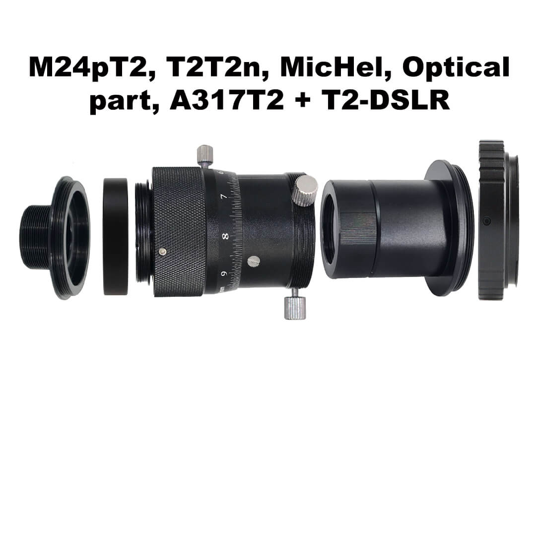 Adaptor foto DSLR pentru microscop stereo set 2 FF image 2