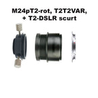 Adaptor foto DSLR pentru microscop biologic set 1