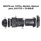 Adaptor foto DSLR pentru microscop biologic set 1 FF