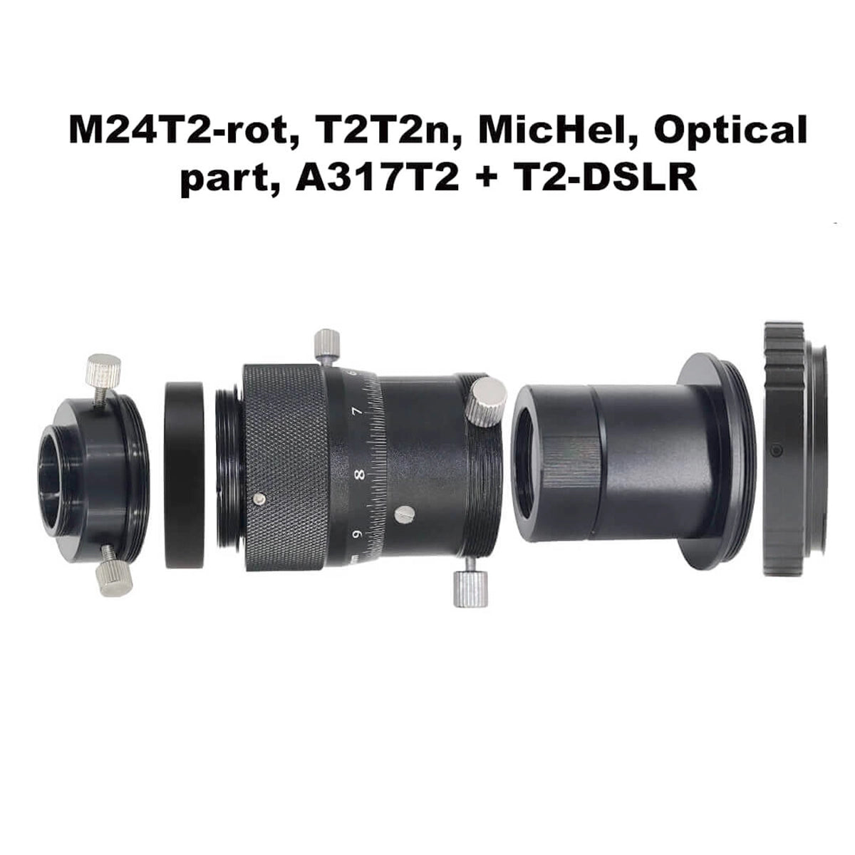 Adaptor foto DSLR pentru microscop biologic set 1 FF