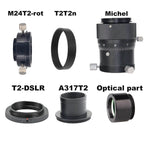 Adaptor foto DSLR pentru microscop biologic set 1 FF