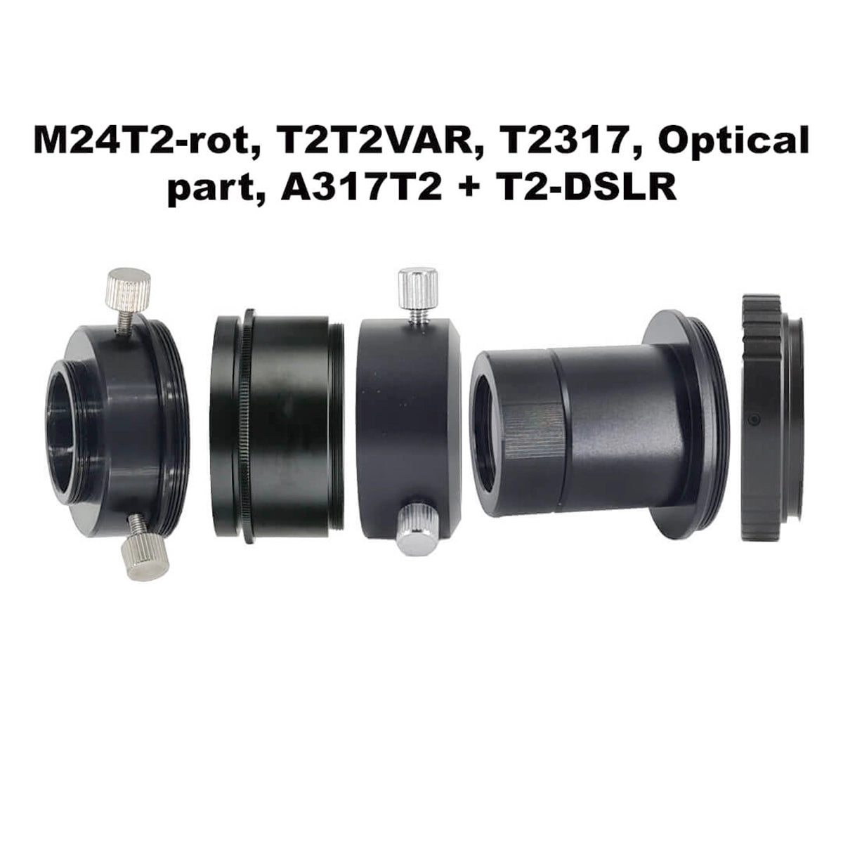 Adaptor foto DSLR pentru microscop biologic set 3 FF