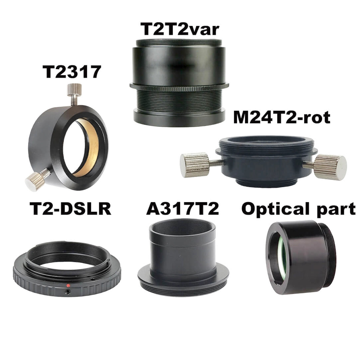 Adaptor foto DSLR pentru microscop biologic set 3 FF
