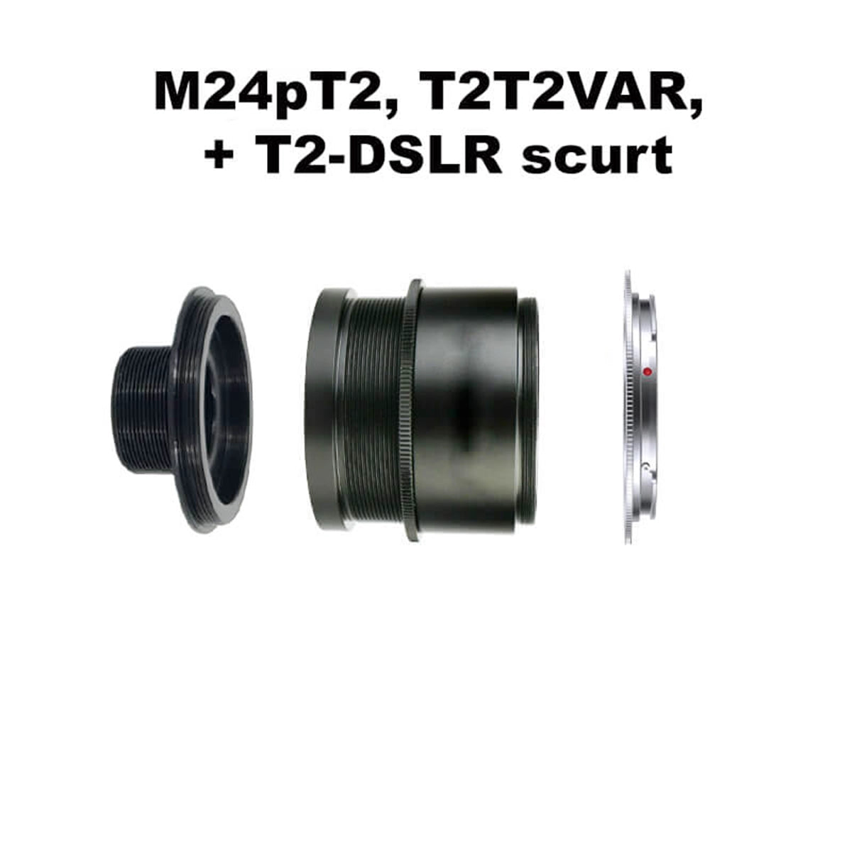 Adaptor foto DSLR pentru microscop stereo set 1