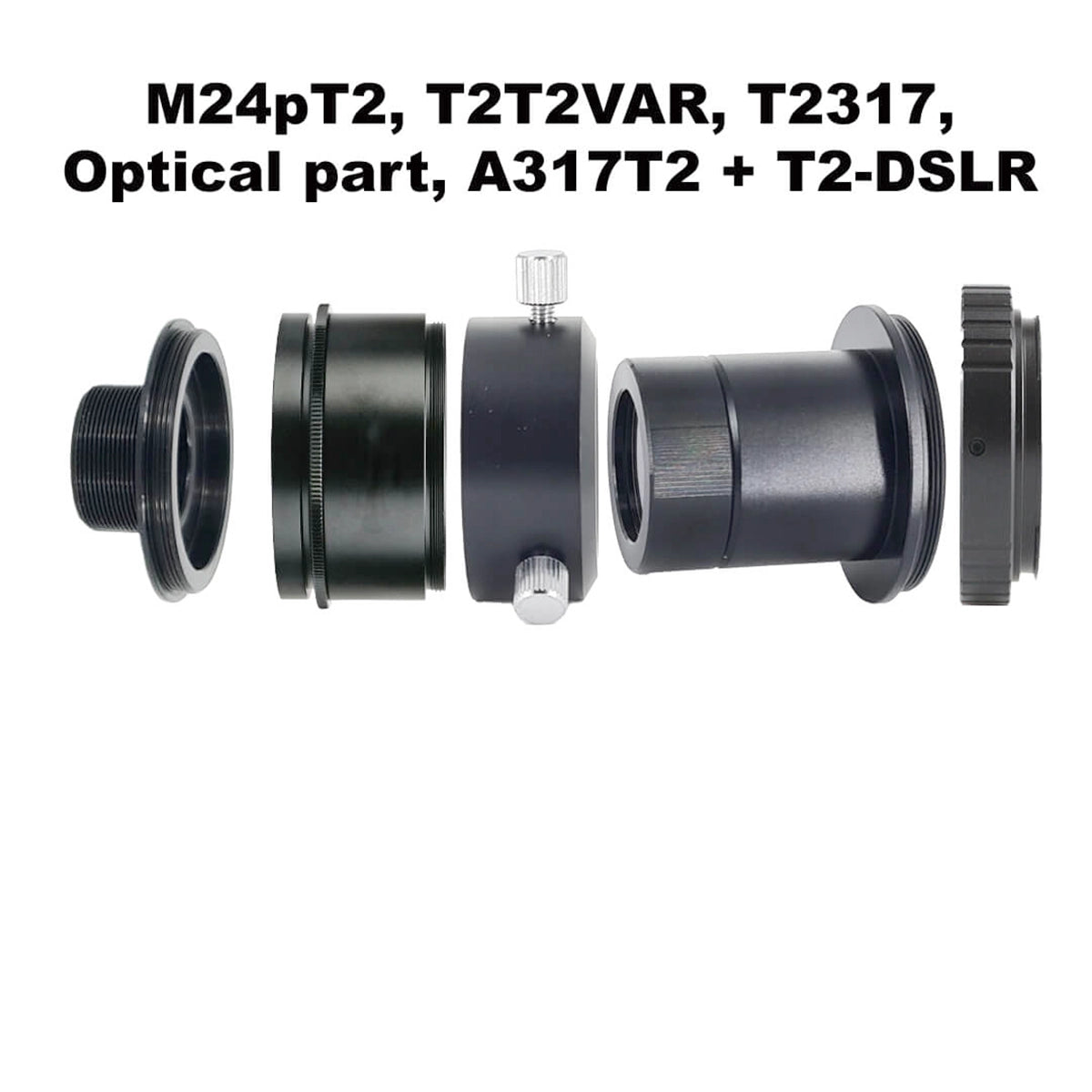 Adaptor foto DSLR pentru microscop stereo set 1 FF
