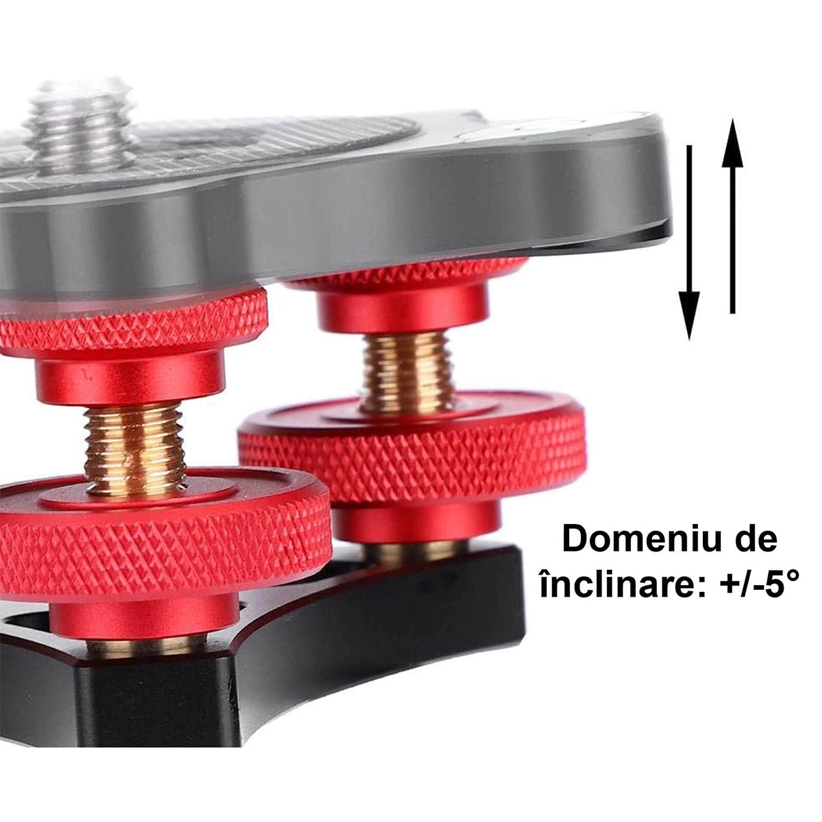 Baza de nivelare pentru trepied foto și ZWO Seestar S50, S30