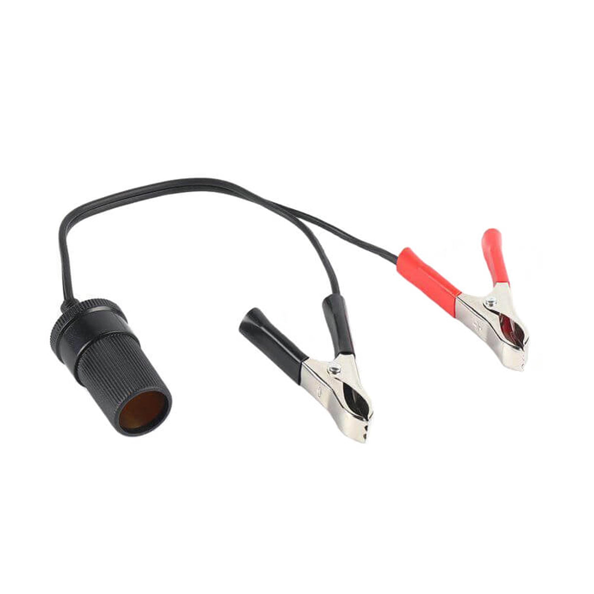 Cablu de tensiune cu clesti si adaptor bricheta auto