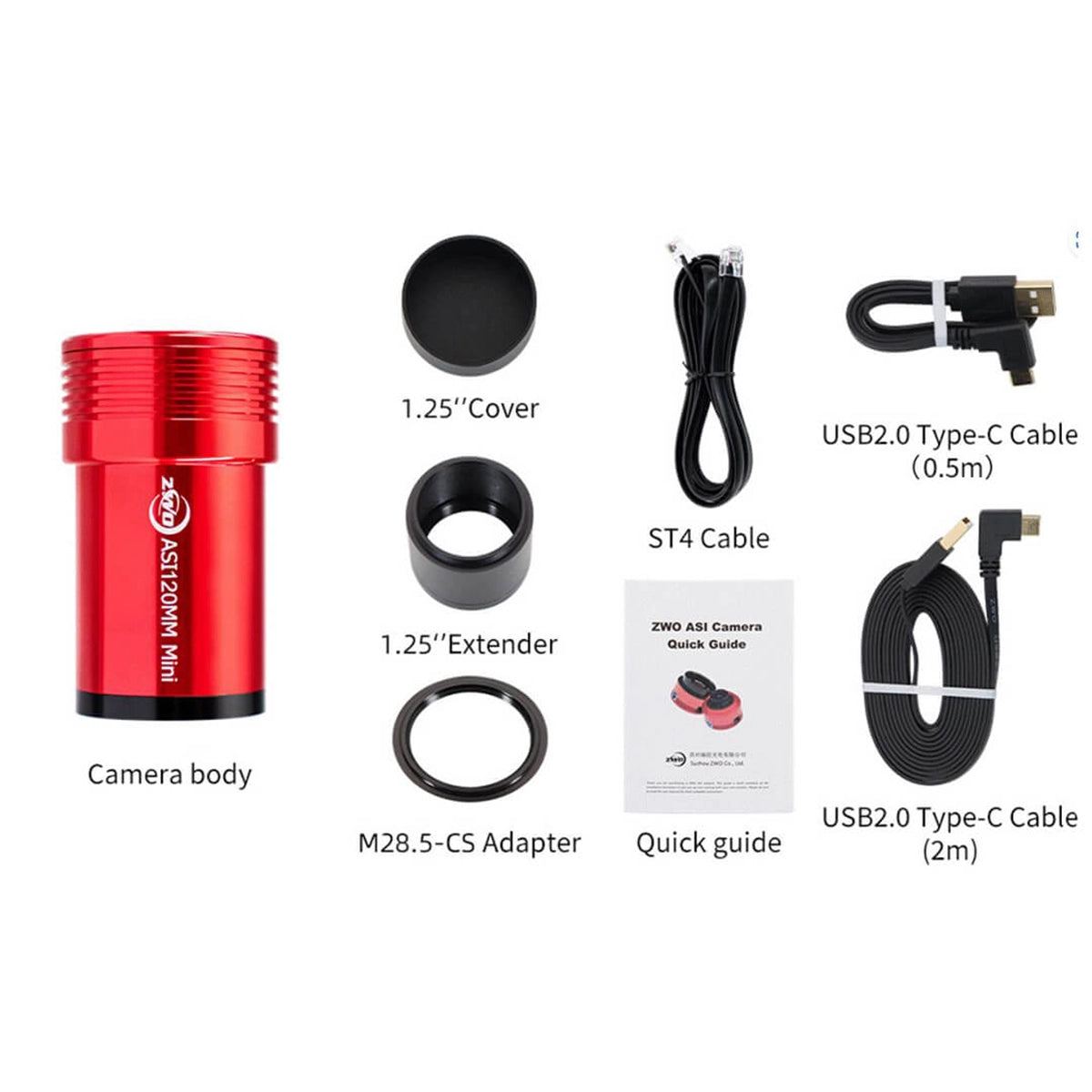 Camera CCD ZWO ASI 120MM Mini