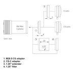 Camera CCD ZWO ASI 120MM Mini