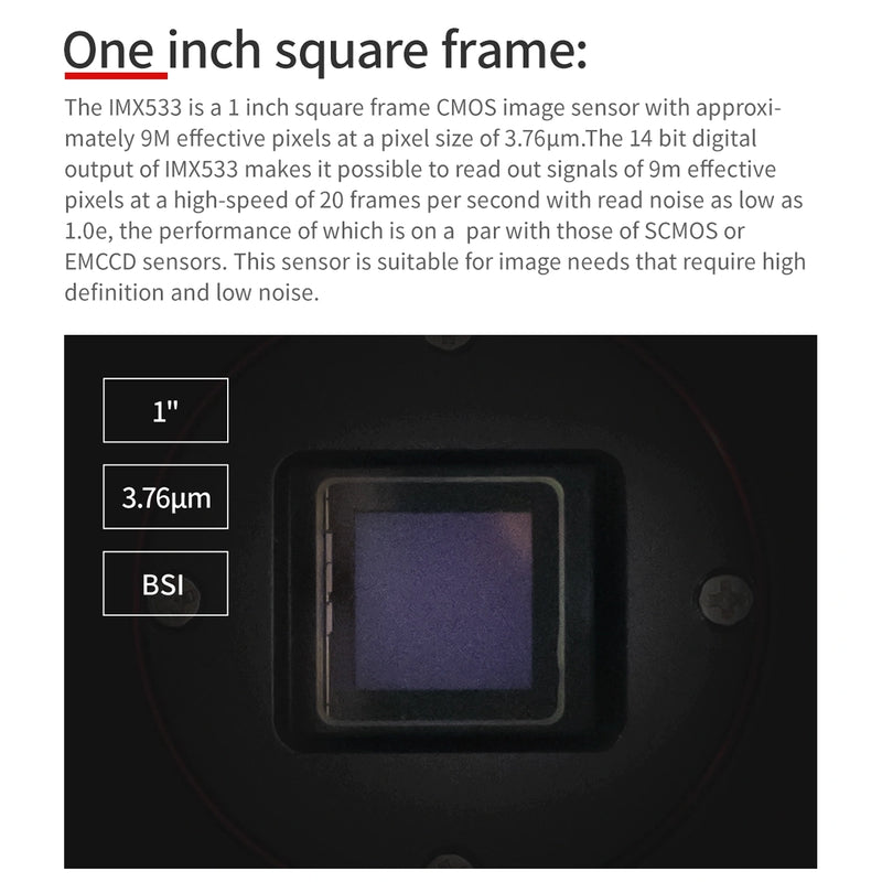 Camera CCD ZWO ASI 533MC PRO color