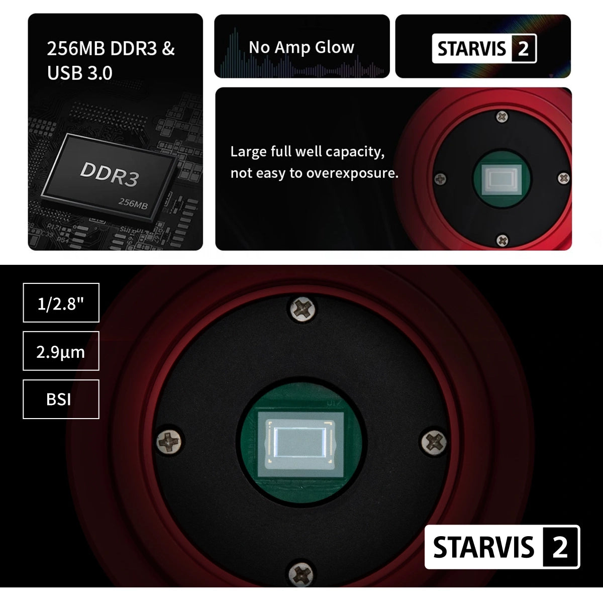 Camera CCD ZWO ASI 662MC colorat USB3
