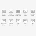 Camera CCD ZWO ASI 664MC colorat USB3