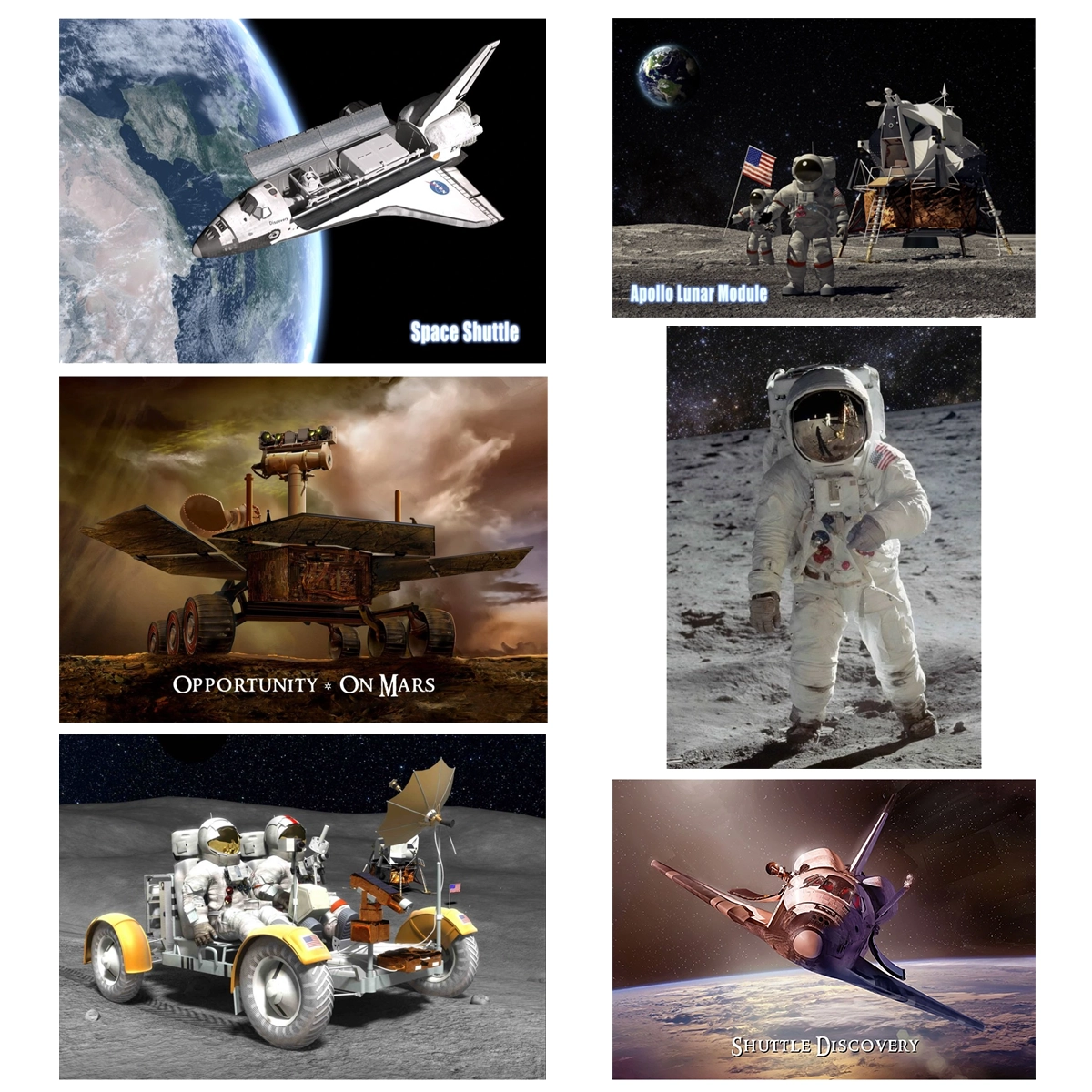Cărți poștale 3D Space