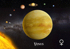 Cărți poștale cu planete 3D