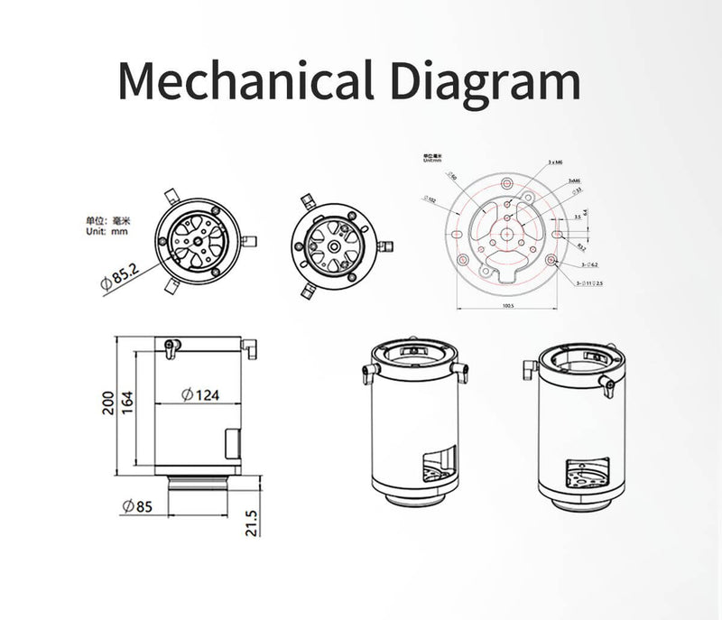 Extensie trepied ZWO pentru montura AM3 si AM5