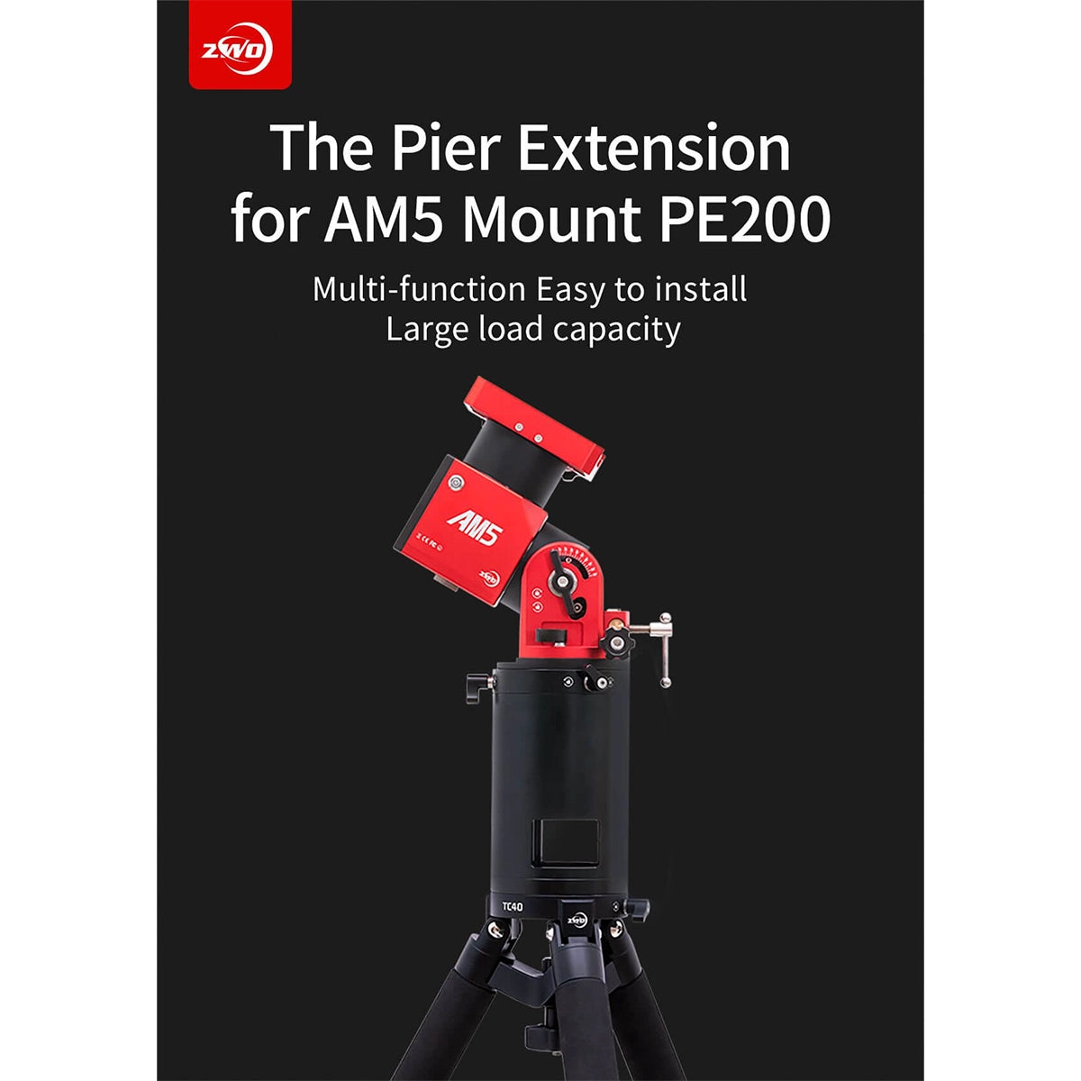Extensie trepied ZWO pentru montura AM3 si AM5