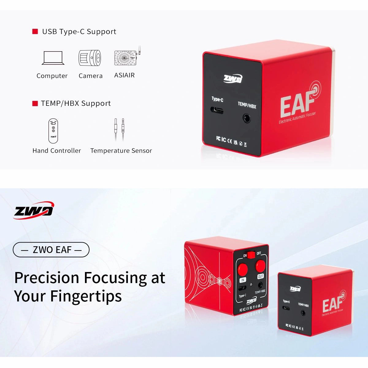 Focalizator electronic ZWO EAFN