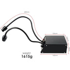 Iluminator dual de mare intensitate cu lumina rece cu LED