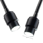 Iluminator dual de mare intensitate cu lumina rece cu LED