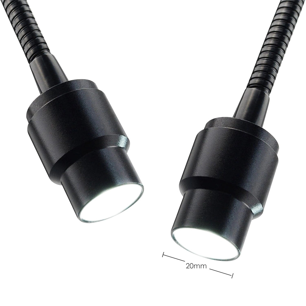 Iluminator dual de mare intensitate cu lumina rece cu LED