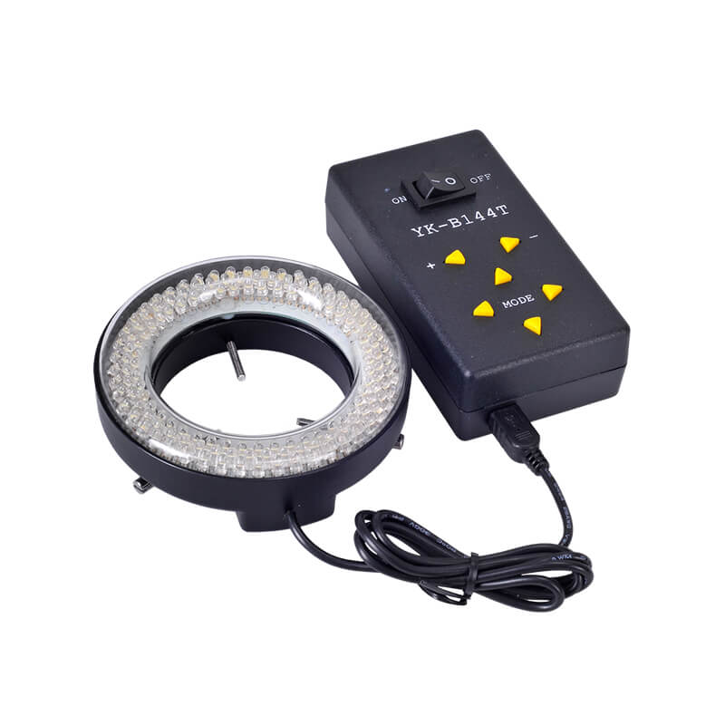 Inel iluminator LED 144 in 4 segmente  pentru microscoape stereo image 1