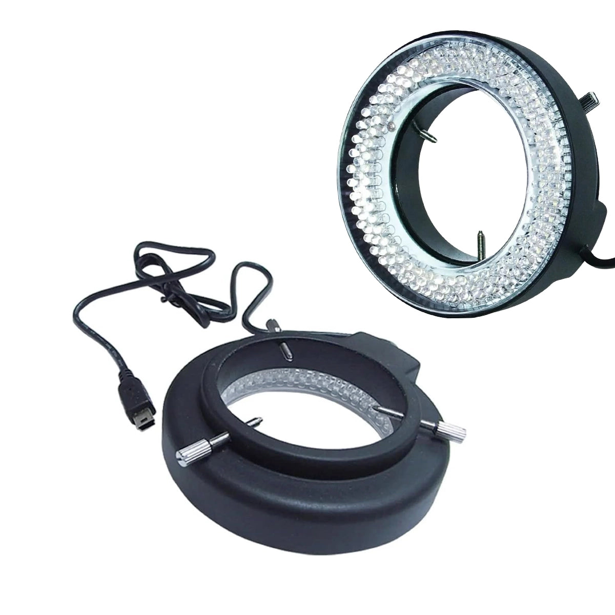 Inel iluminator LED 144 in 4 segmente  pentru microscoape stereo