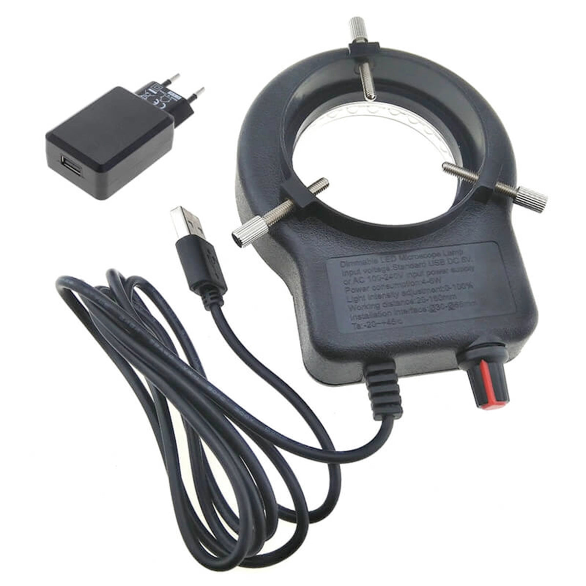 Inel iluminator LED 52 pentru microscoape stereo