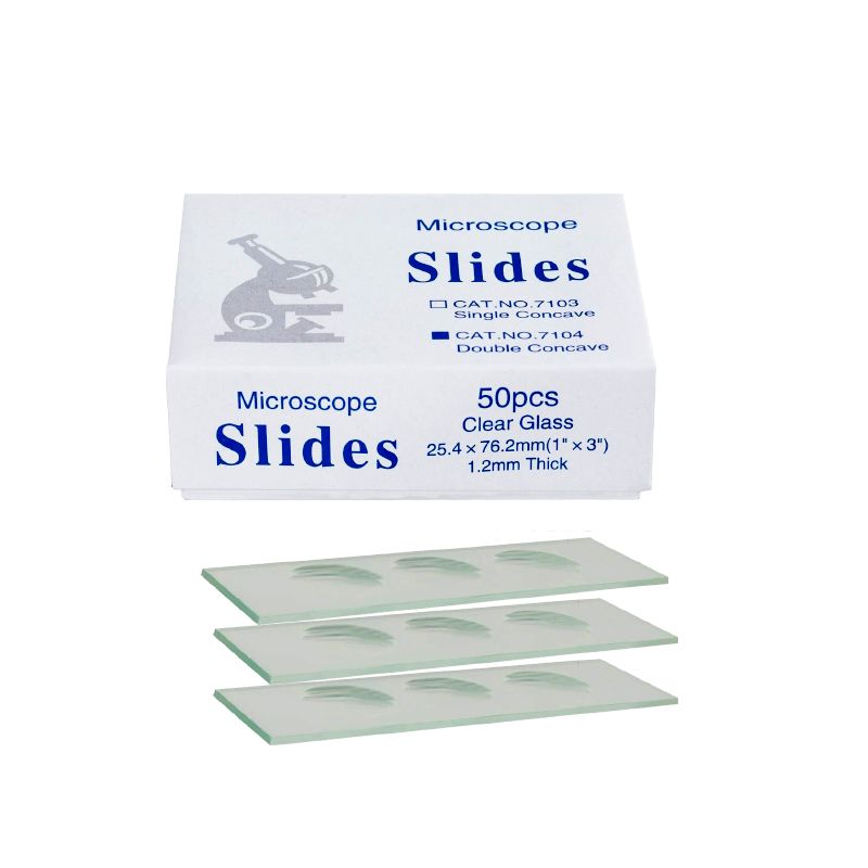 Lame pentru microscop cu 3 cavitati 25.4X76.2mm image 1