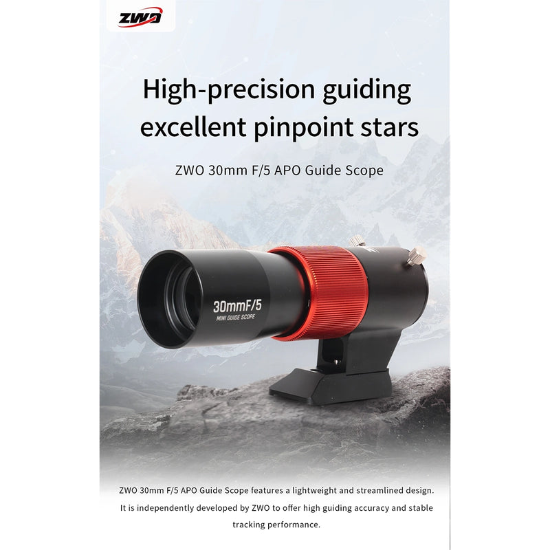 Luneta de ghidaj ZWO 30 F5 Mini Guide Scope