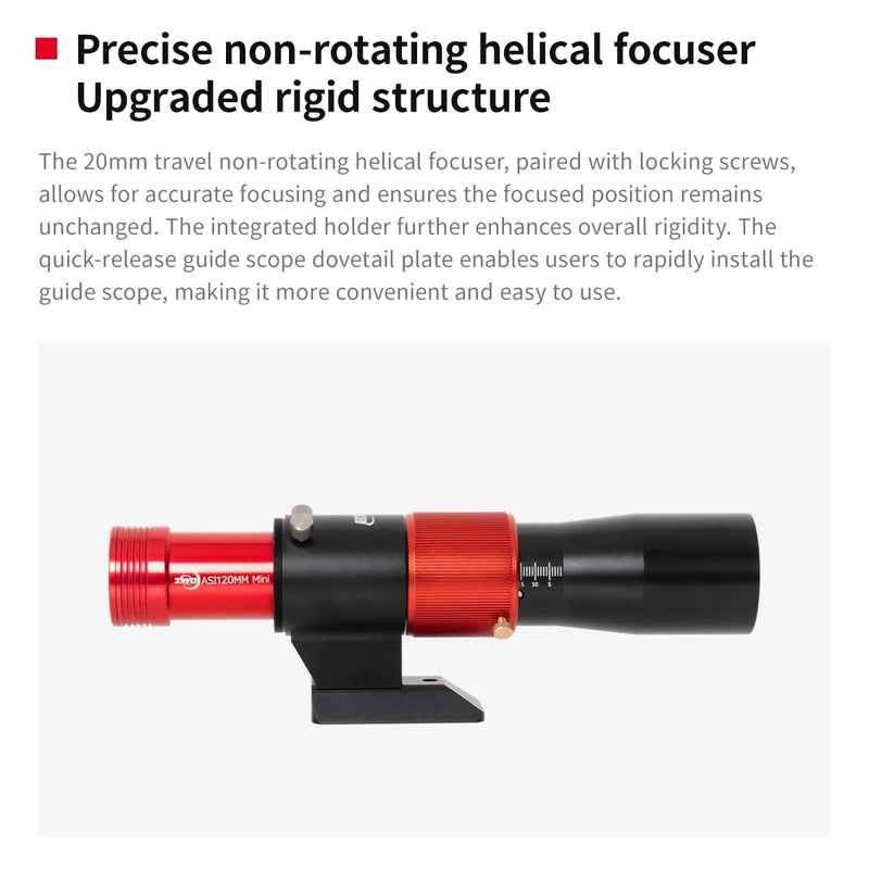 Luneta de ghidaj ZWO 30 F5 Mini Guide Scope