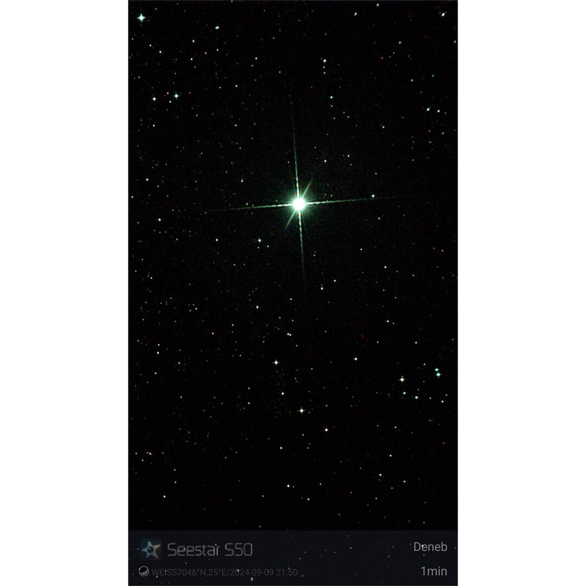 Masca stele pentru Seestar S50 (Diffraction Spike)