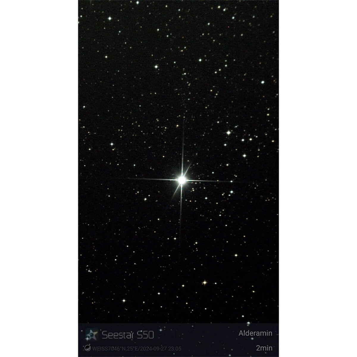 Masca stele pentru Seestar S50 (Diffraction Spike)