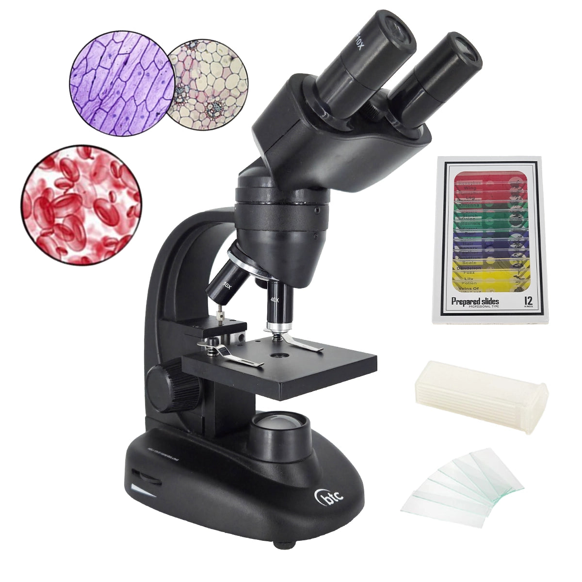 Microscop biologic binocular Student 22 (40-400x) pentru elevi