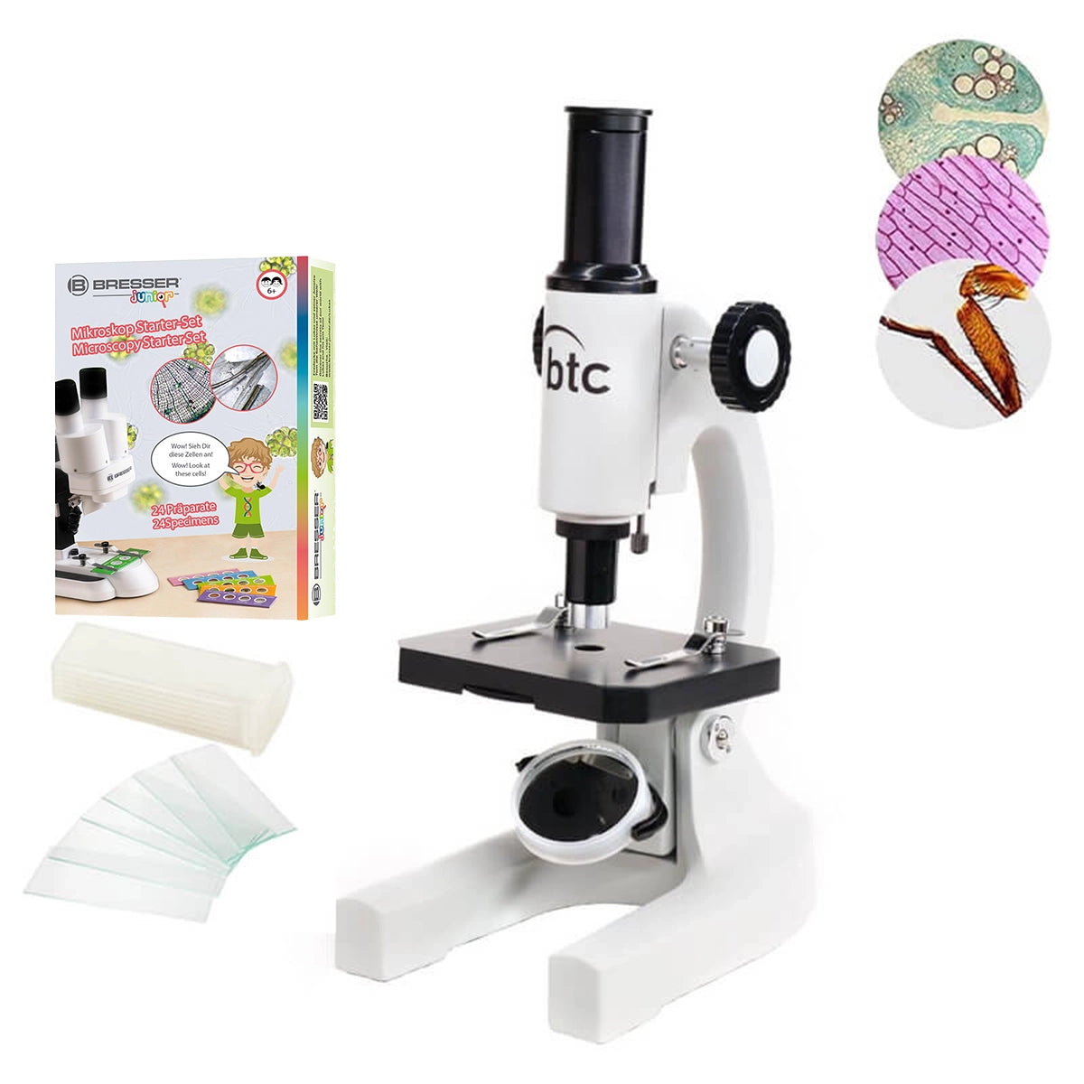 Microscop biologic portabil pentru copii Student 2 NG (80 si 200x)