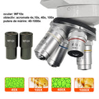 Microscop biologic trinocular BIM-105T (40x - 1000x) cu LED