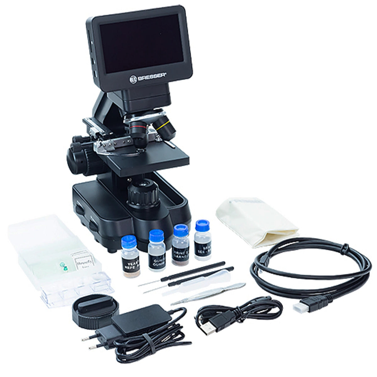 Microscop digital Bresser Biolux Touch 5MP HDMI pentru profesor