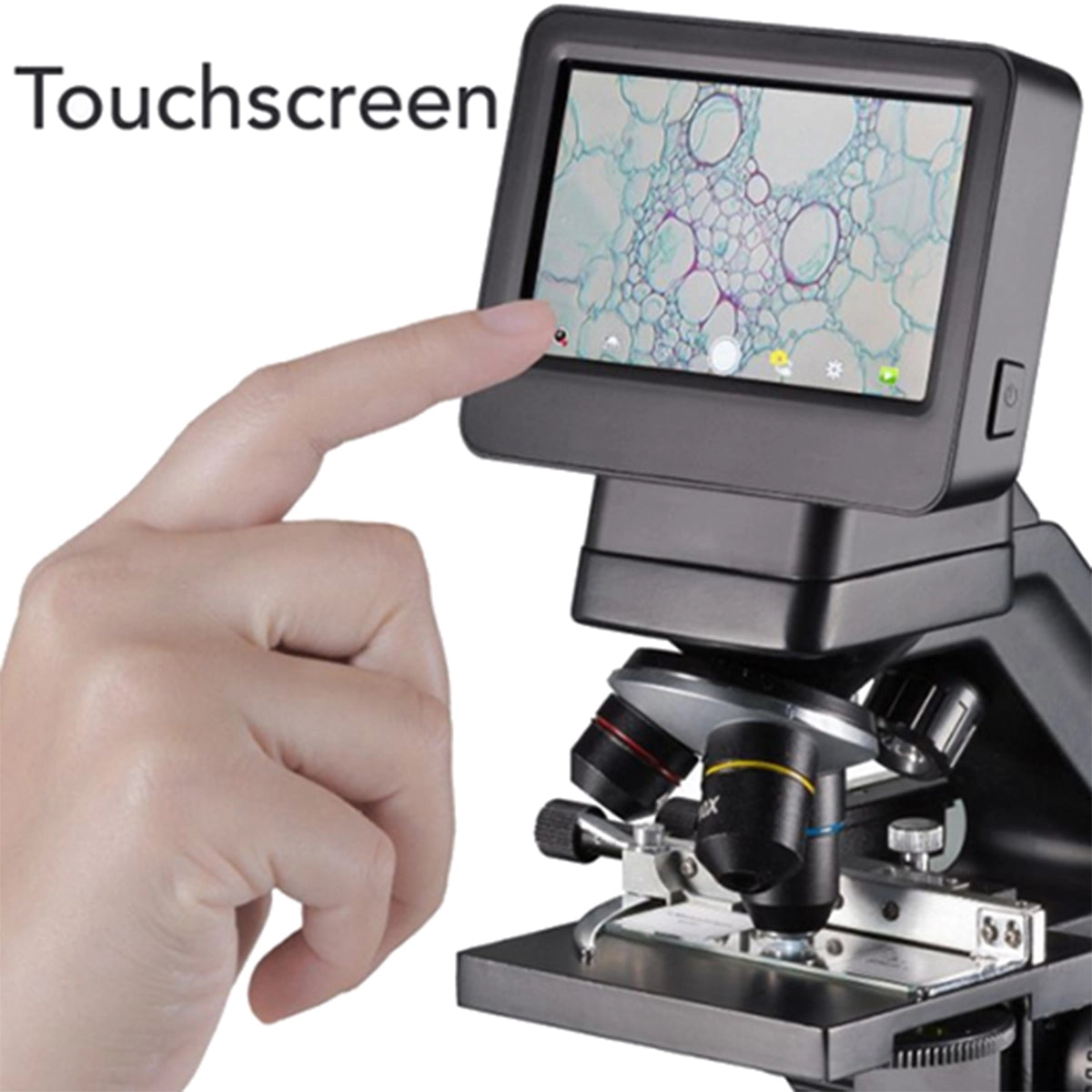 Microscop digital Bresser Biolux Touch 5MP HDMI pentru profesor