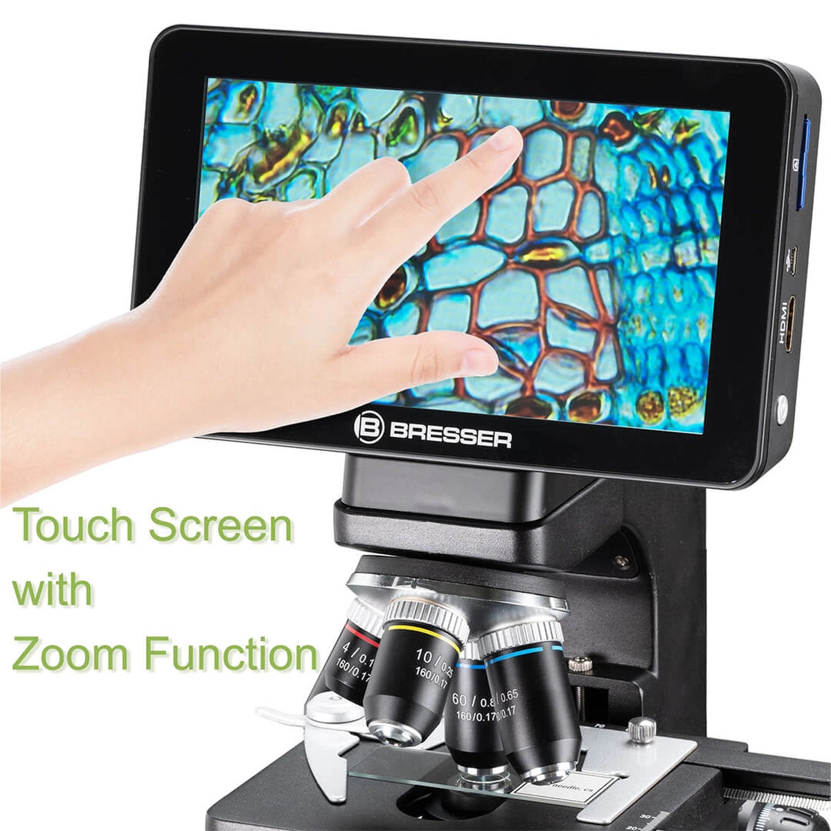 Microscop digital Bresser Researcher LCD 16MP