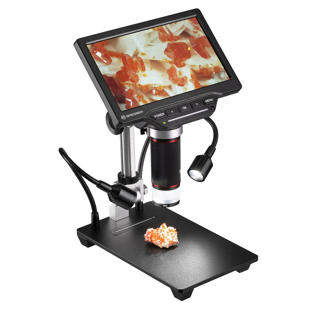 Microscop digital Bresser WiFi 1080P 2L cu ecran LCD