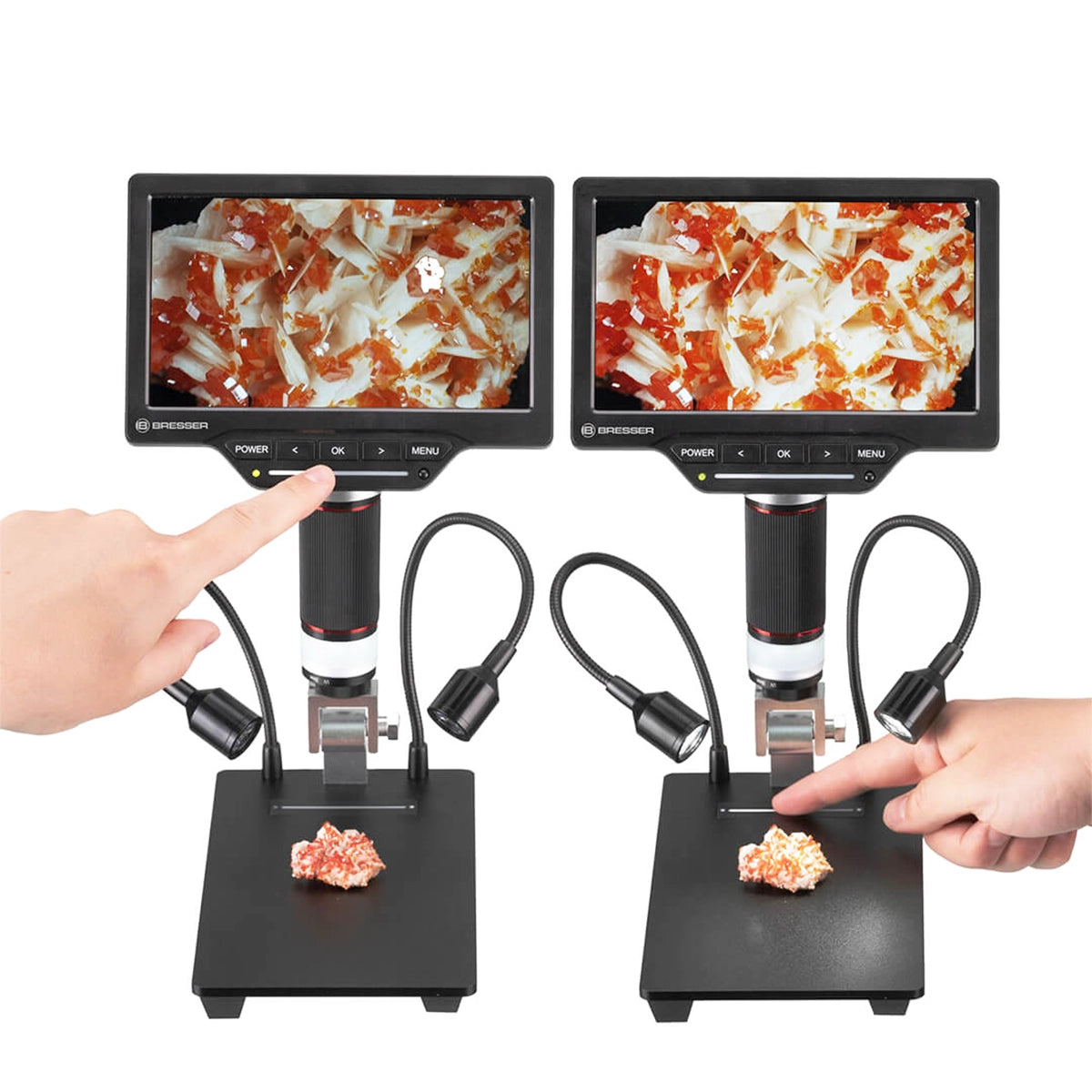 Microscop digital Bresser WiFi 1080P 2L cu ecran LCD