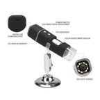 Microscop digital portabil MicroQ WiFi FullHD (50-1000x)