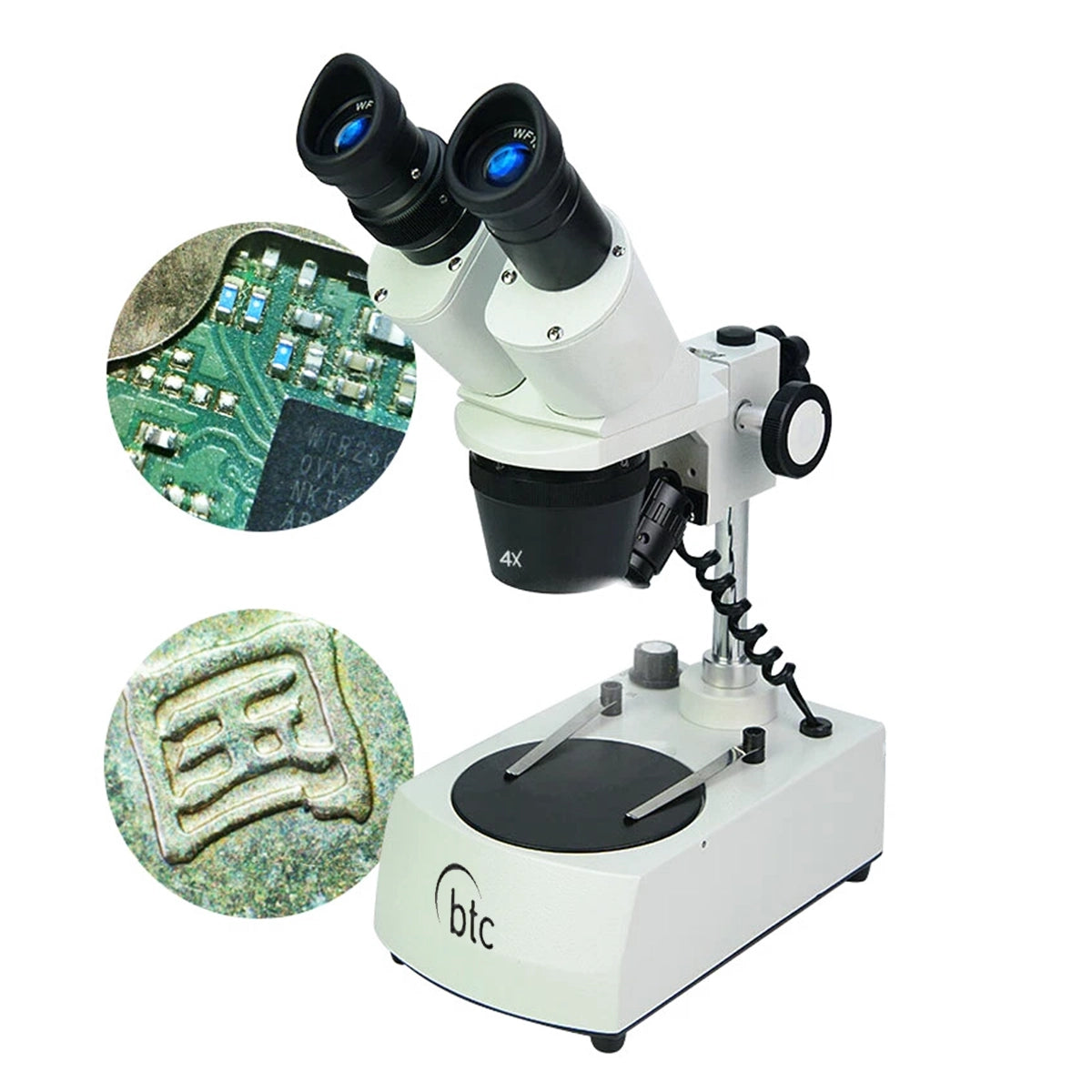 Microscop stereo STM 4D LED ZOOM (10x - 80x)