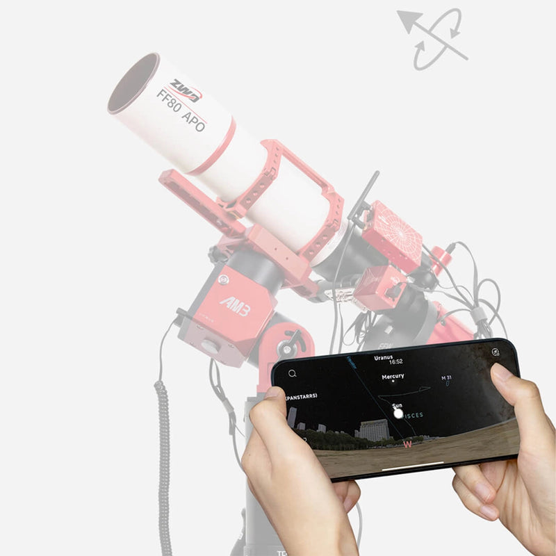 Montura ecuatoriala ZWO AM3 Harmonic - GoTo travel