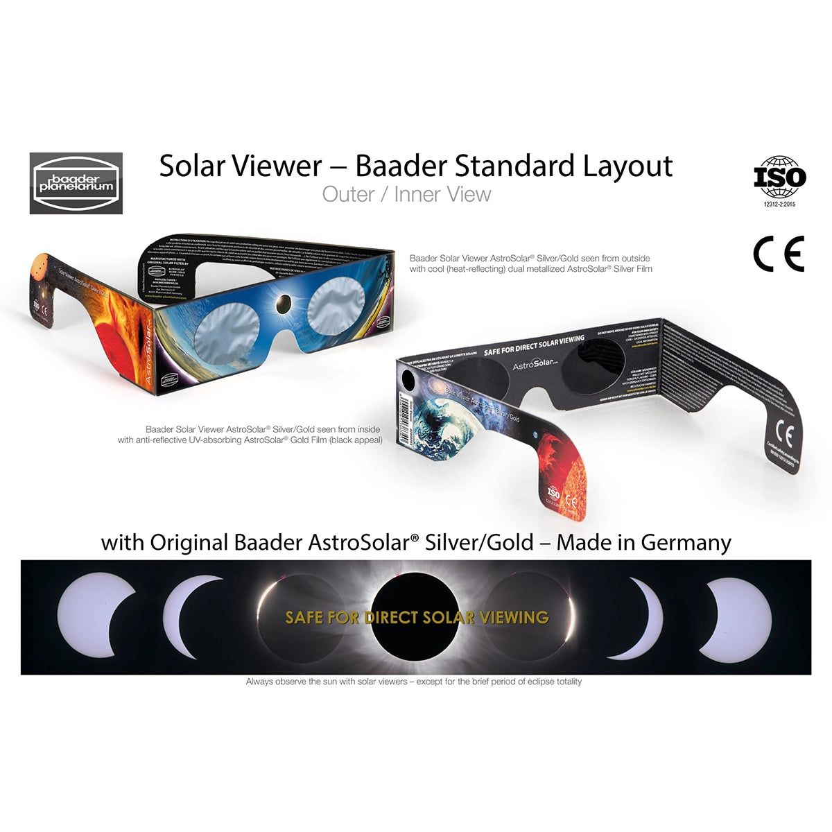 Ochelari de eclipsa Astrosolar - Baader Planetarium