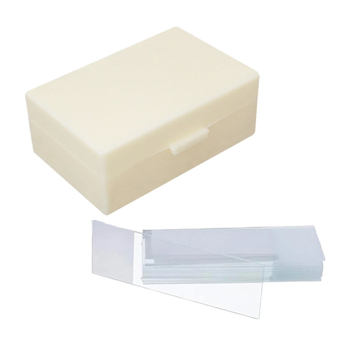 Set 15 lame de microscop cu cutie