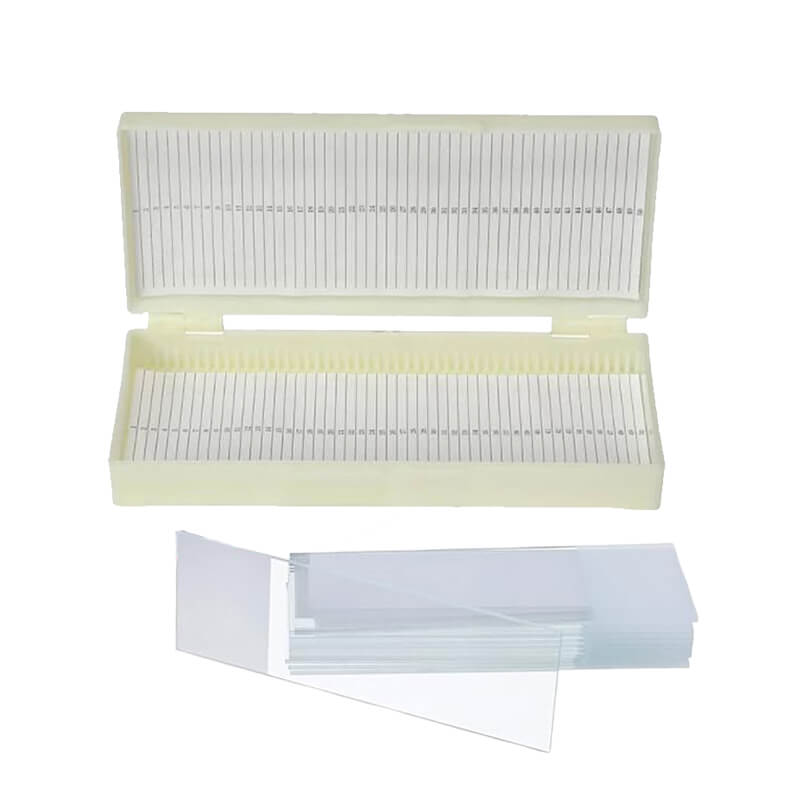 Set 50 lame de microscop cu cutie (plastic) image 1