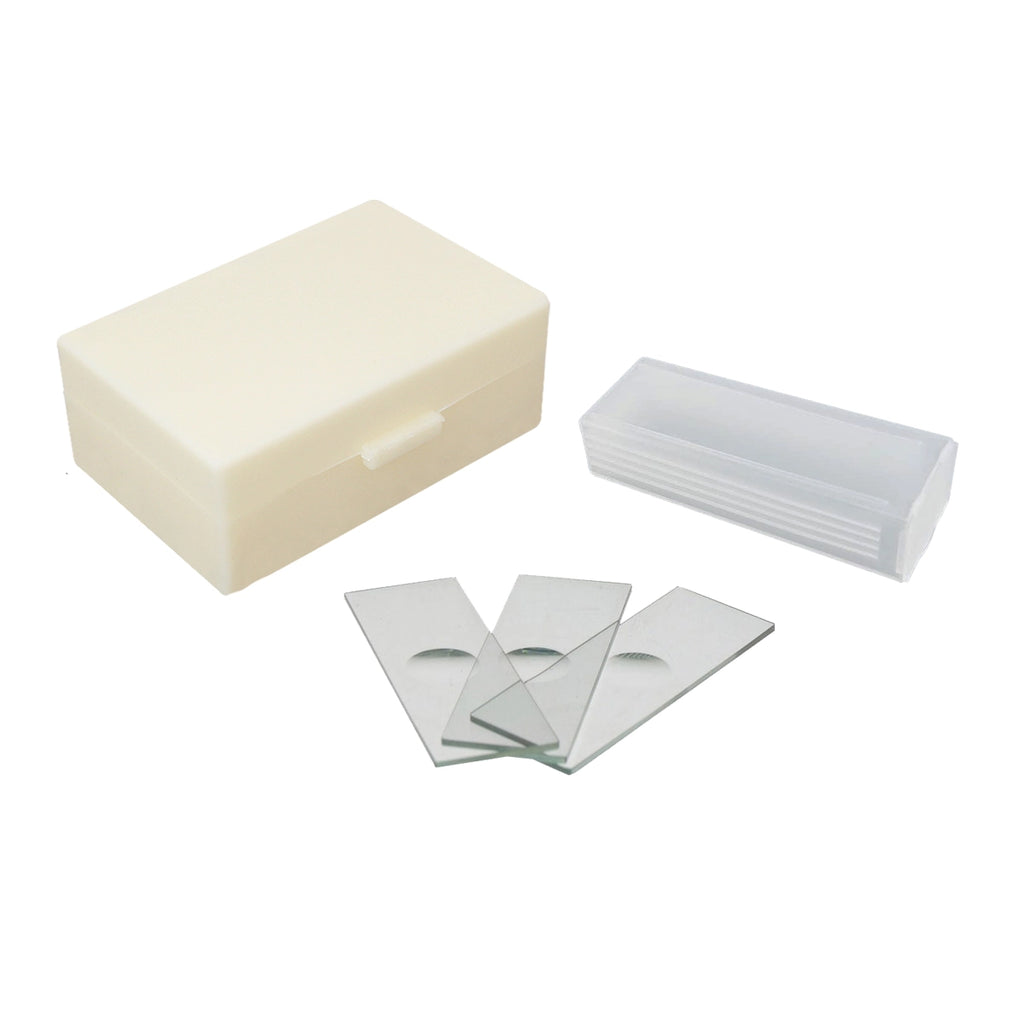 Set lame pentru microscop cu cavitati cu cutie