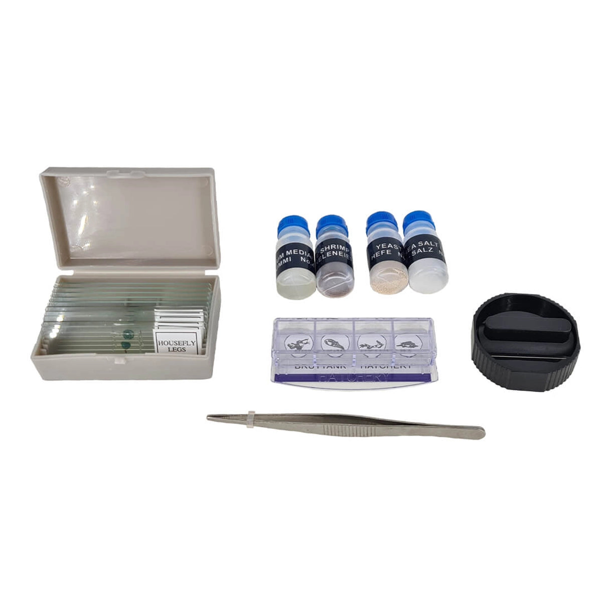 Set microscop biologic Student 12 cu camera (40-640x) pentru copii si elevi